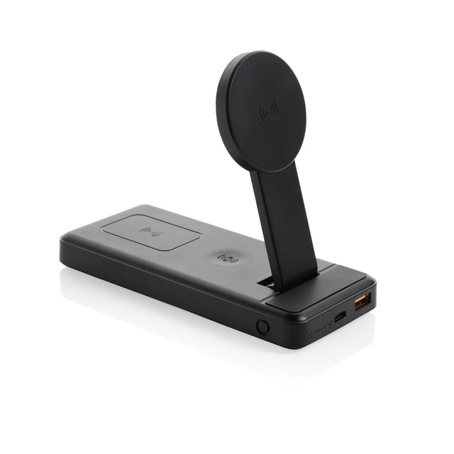 power bank personalizzati in abs riciclato colore nero_nero 121703961 VAR01