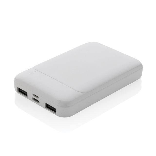 power bank da personalizzare in abs riciclato colore bianco_bianco 121703978 VAR02