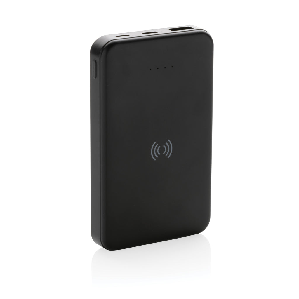power bank personalizzati in abs riciclato colore nero_nero 121703979 VAR01