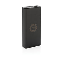 Carica l&#39;immagine nel visualizzatore di Gallery, power bank da personalizzare in alluminio riciclato, abs riciclato colore grigio_grigio 121703980 DET07

