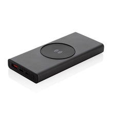 Carica l&#39;immagine nel visualizzatore di Gallery, power bank da personalizzare in alluminio riciclato, abs riciclato colore grigio_grigio 121703982 DET02
