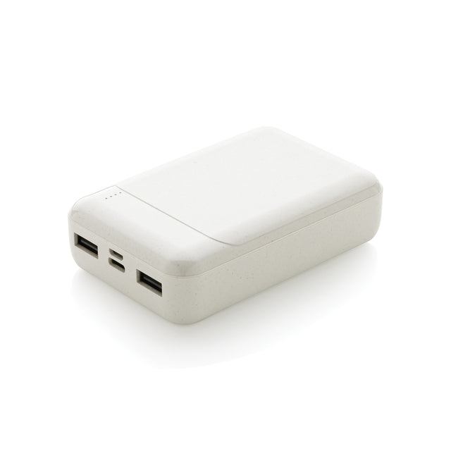 power bank da personalizzare in abs riciclato, tpe riciclato colore bianco_bianco 121703983 VAR02