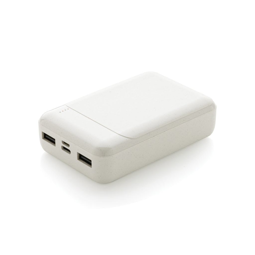 power bank da personalizzare in abs riciclato, tpe riciclato colore bianco_bianco 121703983 VAR02
