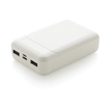 Carica l&#39;immagine nel visualizzatore di Gallery, power bank da personalizzare in abs riciclato, tpe riciclato colore bianco_bianco 121703983 DET09
