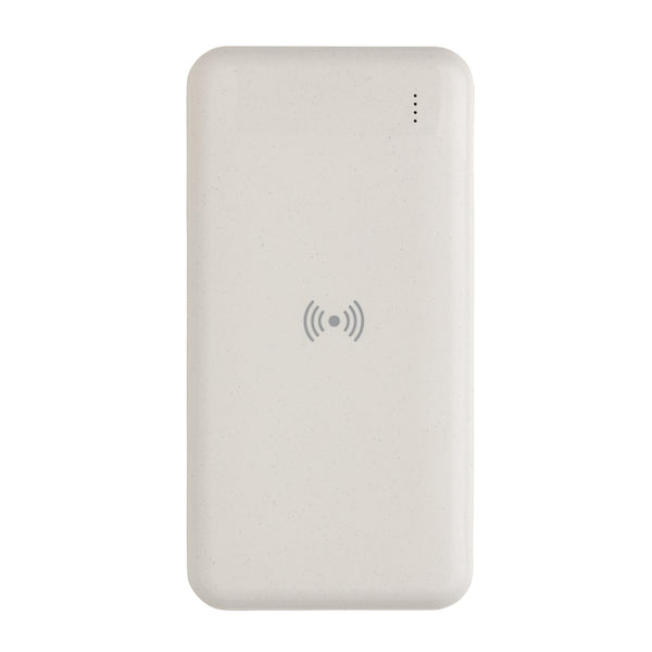 Carica l&#39;immagine nel visualizzatore di Gallery, power bank da personalizzare in abs riciclato, tpe riciclato colore bianco_bianco 121703984 DET09
