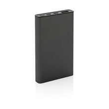Carica l&#39;immagine nel visualizzatore di Gallery, power bank da personalizzare in alluminio riciclato, abs riciclato colore grigio_grigio 121703985 DET02
