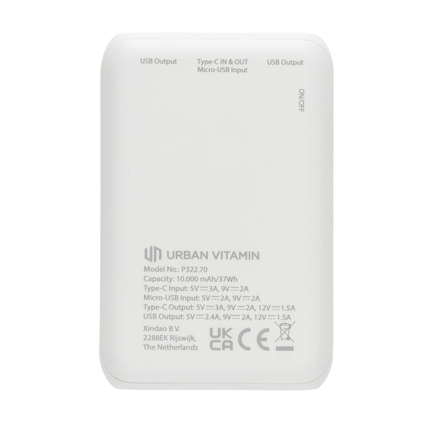 Carica l&#39;immagine nel visualizzatore di Gallery, power bank da personalizzare in abs, pc colore bianco_bianco 121703987 DET09
