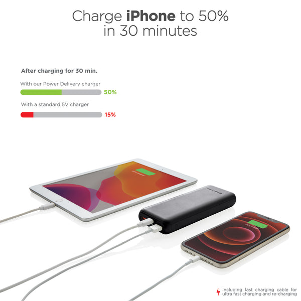 Carica l&#39;immagine nel visualizzatore di Gallery, power bank personalizzati in abs, pc colore nero_nero 121703992 DET09
