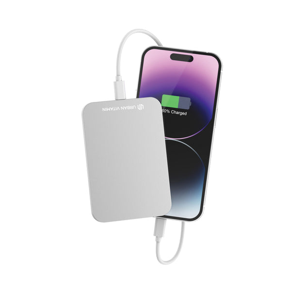 Carica l&#39;immagine nel visualizzatore di Gallery, power bank stampati con logo in alluminio, abs riciclato colore argento_argento 121703998 DET09
