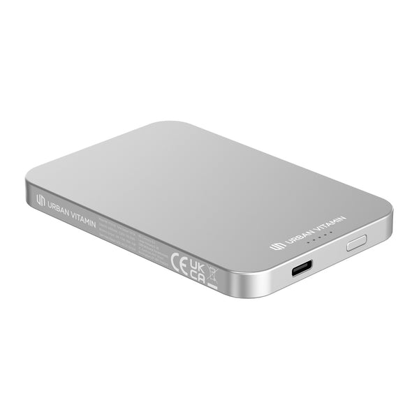 Carica l&#39;immagine nel visualizzatore di Gallery, power bank stampati con logo in alluminio, abs riciclato colore argento_argento 121703999 DET09
