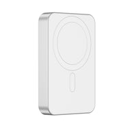 power bank stampati con logo in alluminio, abs riciclato colore argento_argento 121704001 VAR02