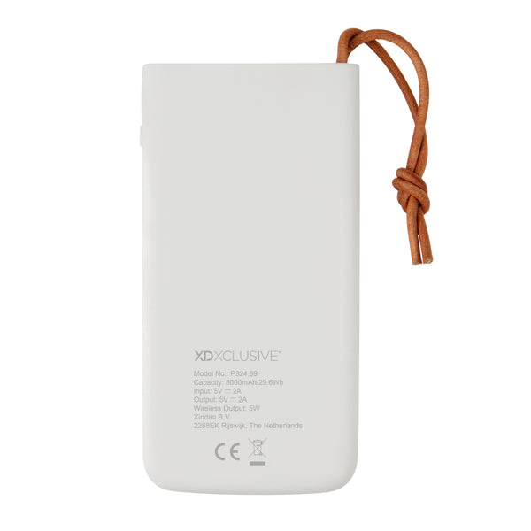 Carica l&#39;immagine nel visualizzatore di Gallery, power bank da personalizzare in abs, alluminio colore bianco_bianco 121704186 DET09
