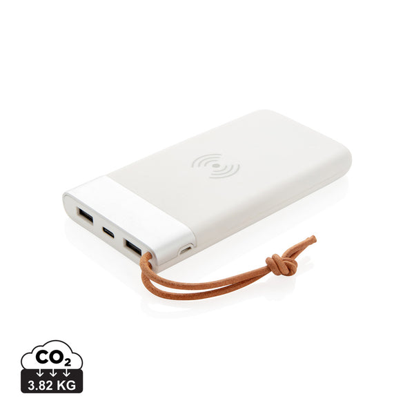 Carica l&#39;immagine nel visualizzatore di Gallery, power bank da personalizzare in abs, alluminio colore bianco_bianco 121704186 DET09
