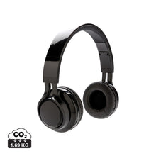 Carica l'immagine nel visualizzatore di Gallery, cuffie bluetooth personalizzate in abs, silicone colore nero_nero 121704344 DET01
