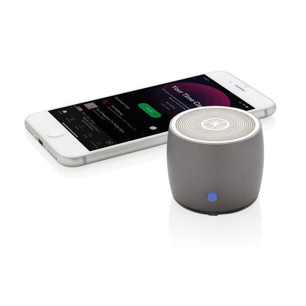 Carica l'immagine nel visualizzatore di Gallery, casse speaker bluetooth personalizzate in acciaio colore grigio_grigio 121704395 DET09
