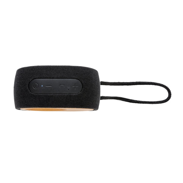 Carica l'immagine nel visualizzatore di Gallery, casse speaker bluetooth personalizzate in bambù, poliestere colore nero_nero 121704517 DET09

