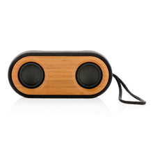 Carica l'immagine nel visualizzatore di Gallery, casse speaker bluetooth personalizzate in bambù, poliestere colore nero_nero 121704528 DET04
