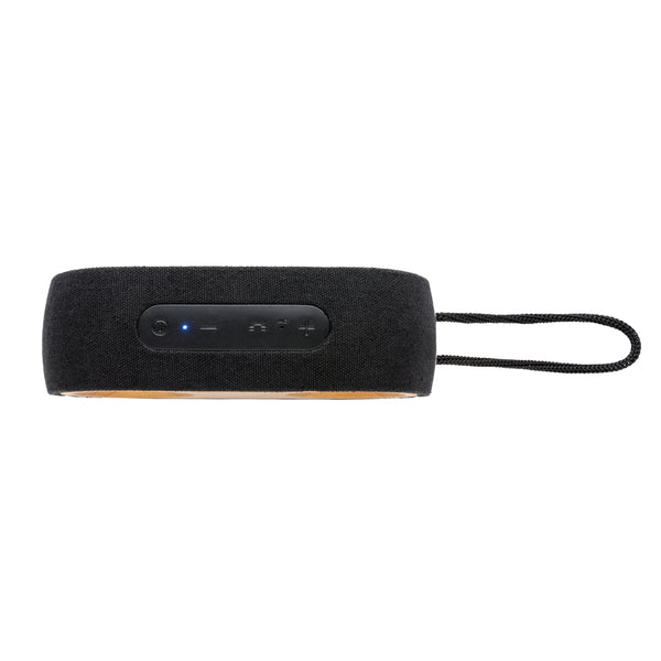 Carica l'immagine nel visualizzatore di Gallery, casse speaker bluetooth personalizzate in bambù, poliestere colore nero_nero 121704528 DET09
