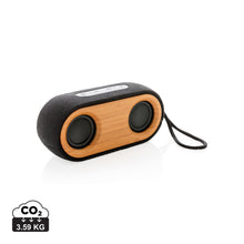 Carica l'immagine nel visualizzatore di Gallery, casse speaker bluetooth personalizzate in bambù, poliestere colore nero_nero 121704528 DET01
