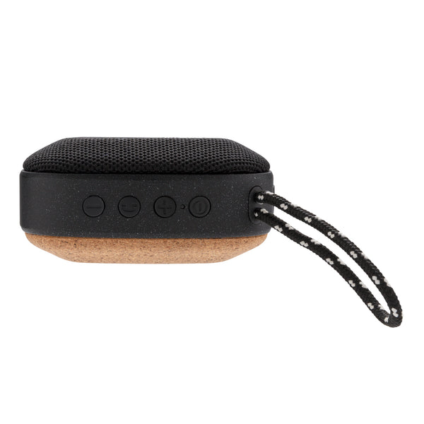 Carica l'immagine nel visualizzatore di Gallery, casse speaker bluetooth personalizzate in poliestere, sughero colore nero_nero 121704551 DET09
