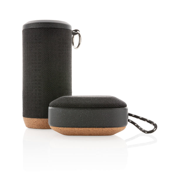 Carica l'immagine nel visualizzatore di Gallery, casse speaker bluetooth personalizzate in poliestere, sughero colore nero_nero 121704551 DET09
