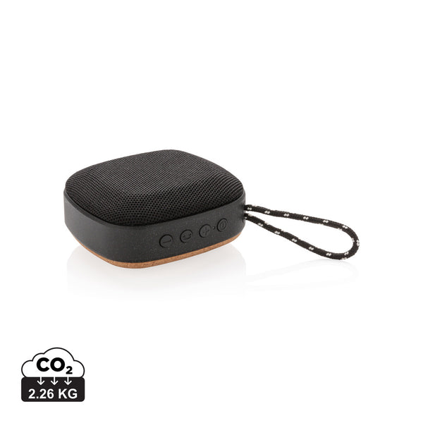 Carica l'immagine nel visualizzatore di Gallery, casse speaker bluetooth personalizzate in poliestere, sughero colore nero_nero 121704551 DET09
