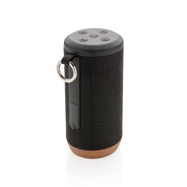 Carica l'immagine nel visualizzatore di Gallery, casse speaker bluetooth personalizzate in poliestere, sughero colore nero_nero 121704552 DET09
