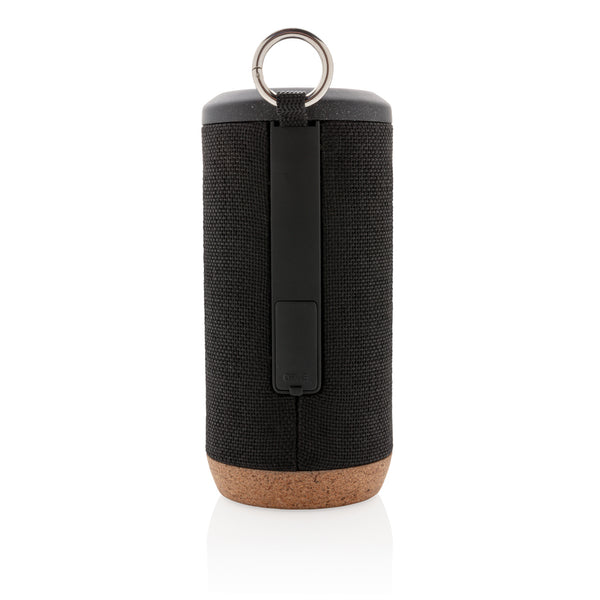 Carica l'immagine nel visualizzatore di Gallery, casse speaker bluetooth personalizzate in poliestere, sughero colore nero_nero 121704552 DET09

