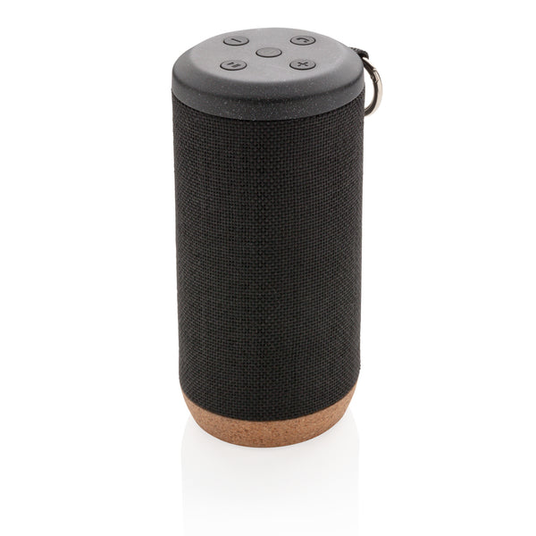 Carica l'immagine nel visualizzatore di Gallery, casse speaker bluetooth personalizzate in poliestere, sughero colore nero_nero 121704552 DET09
