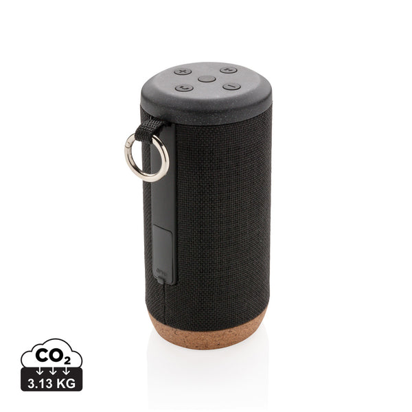 Carica l'immagine nel visualizzatore di Gallery, casse speaker bluetooth personalizzate in poliestere, sughero colore nero_nero 121704552 DET09

