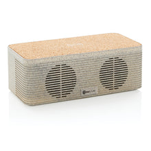 Carica l'immagine nel visualizzatore di Gallery, casse speaker bluetooth stampate con logo in paglia di grano, abs colore cachi_verde scuro 121704588 DET07
