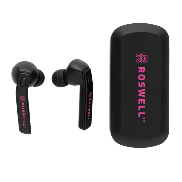 Carica l&#39;immagine nel visualizzatore di Gallery, auricolari wireless personalizzati in abs colore nero_nero 121704621 DET09
