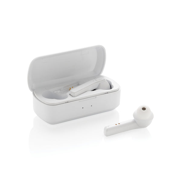 Carica l'immagine nel visualizzatore di Gallery, auricolari wireless da personalizzare in abs colore bianco_bianco 121704621 DET09
