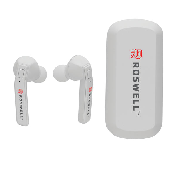 Carica l'immagine nel visualizzatore di Gallery, auricolari wireless da personalizzare in abs colore bianco_bianco 121704621 DET09
