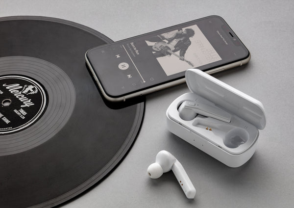 Carica l'immagine nel visualizzatore di Gallery, auricolari wireless da personalizzare in abs colore bianco_bianco 121704621 DET09

