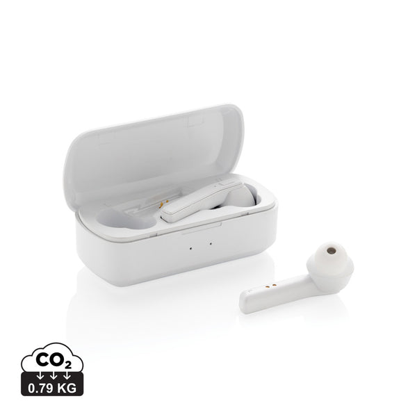 Carica l'immagine nel visualizzatore di Gallery, auricolari wireless da personalizzare in abs colore bianco_bianco 121704621 DET09
