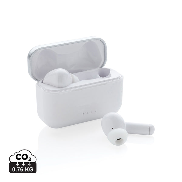 Carica l'immagine nel visualizzatore di Gallery, auricolari wireless da personalizzare in abs colore bianco_bianco 121704626 DET09
