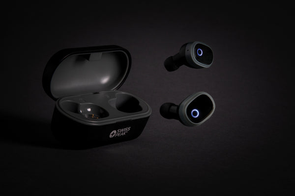 Carica l'immagine nel visualizzatore di Gallery, auricolari wireless personalizzati in abs colore nero_nero 121704628 DET09
