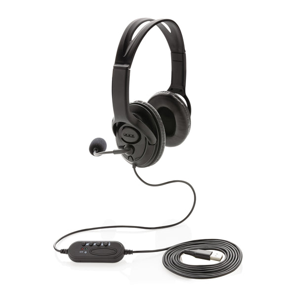 Carica l'immagine nel visualizzatore di Gallery, cuffie con filo personalizzate in abs, tpe colore nero_nero 121704632 DET09

