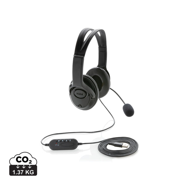 Carica l'immagine nel visualizzatore di Gallery, cuffie con filo personalizzate in abs, tpe colore nero_nero 121704632 DET09
