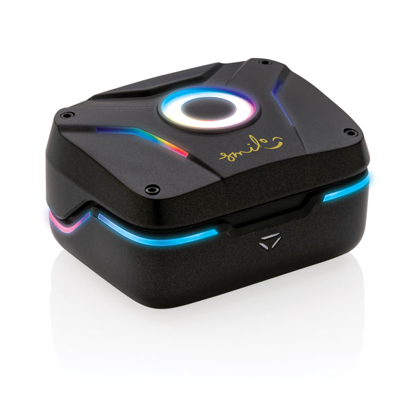 Carica l'immagine nel visualizzatore di Gallery, auricolari wireless personalizzati in abs colore nero_nero 121704637 DET09
