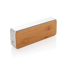 Carica l'immagine nel visualizzatore di Gallery, casse speaker bluetooth personalizzate in metallo, bambù colore grigio_grigio 121704638 DET02
