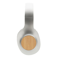 Carica l&#39;immagine nel visualizzatore di Gallery, cuffie bluetooth personalizzate in abs, bambù colore grigio_grigio 121704640 DET04
