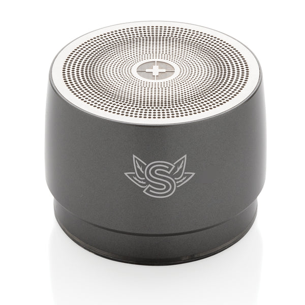 Carica l'immagine nel visualizzatore di Gallery, casse speaker bluetooth personalizzate in metallo, abs colore grigio_grigio 121704643 DET09
