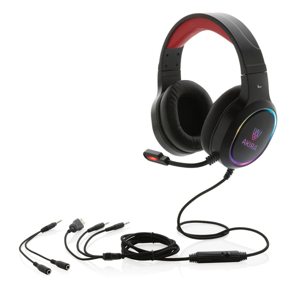 Carica l'immagine nel visualizzatore di Gallery, cuffie con filo personalizzate in abs, pu colore nero_nero 121704644 DET09
