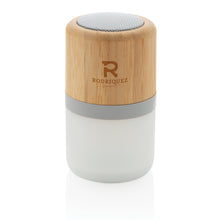 Carica l'immagine nel visualizzatore di Gallery, casse speaker bluetooth da personalizzare in abs, bambù colore bianco_bianco 121704651 DET09
