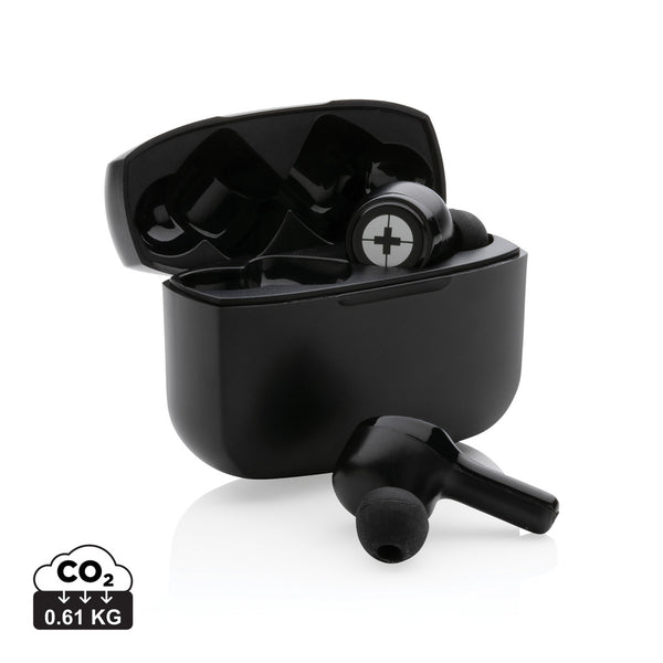 Carica l'immagine nel visualizzatore di Gallery, auricolari wireless personalizzati in abs colore nero_nero 121704653 DET09
