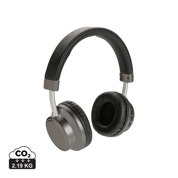 Carica l'immagine nel visualizzatore di Gallery, cuffie bluetooth personalizzate in alluminio, pu colore grigio_grigio 121704662 DET09
