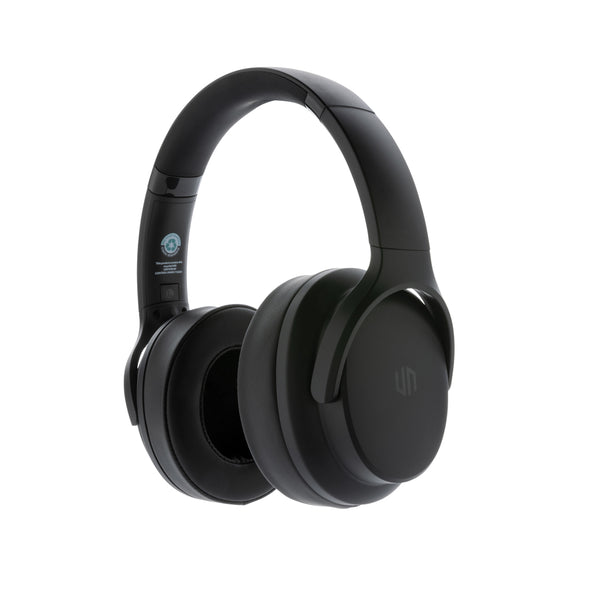 Carica l'immagine nel visualizzatore di Gallery, cuffie bluetooth personalizzate in abs riciclato, pu colore nero_nero 121704666 DET09
