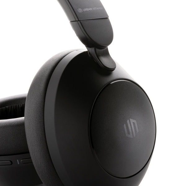 Carica l'immagine nel visualizzatore di Gallery, cuffie bluetooth personalizzate in abs riciclato, pu colore nero_nero 121704674 DET09
